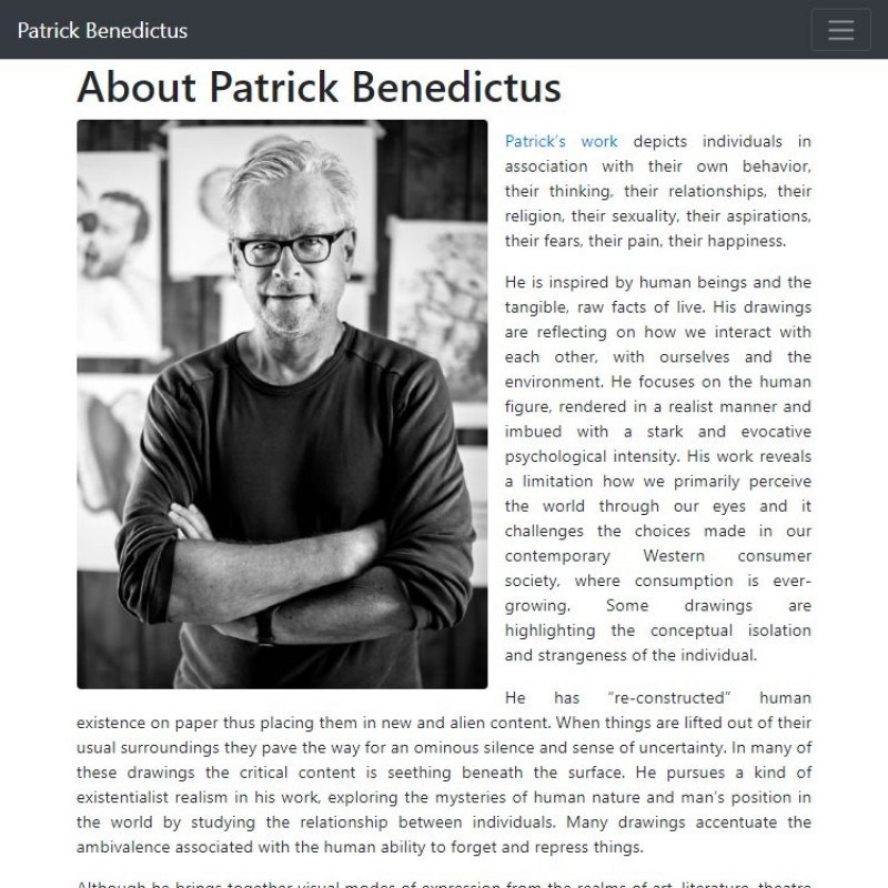 Patrick Benedictus about page - Make IT Work 